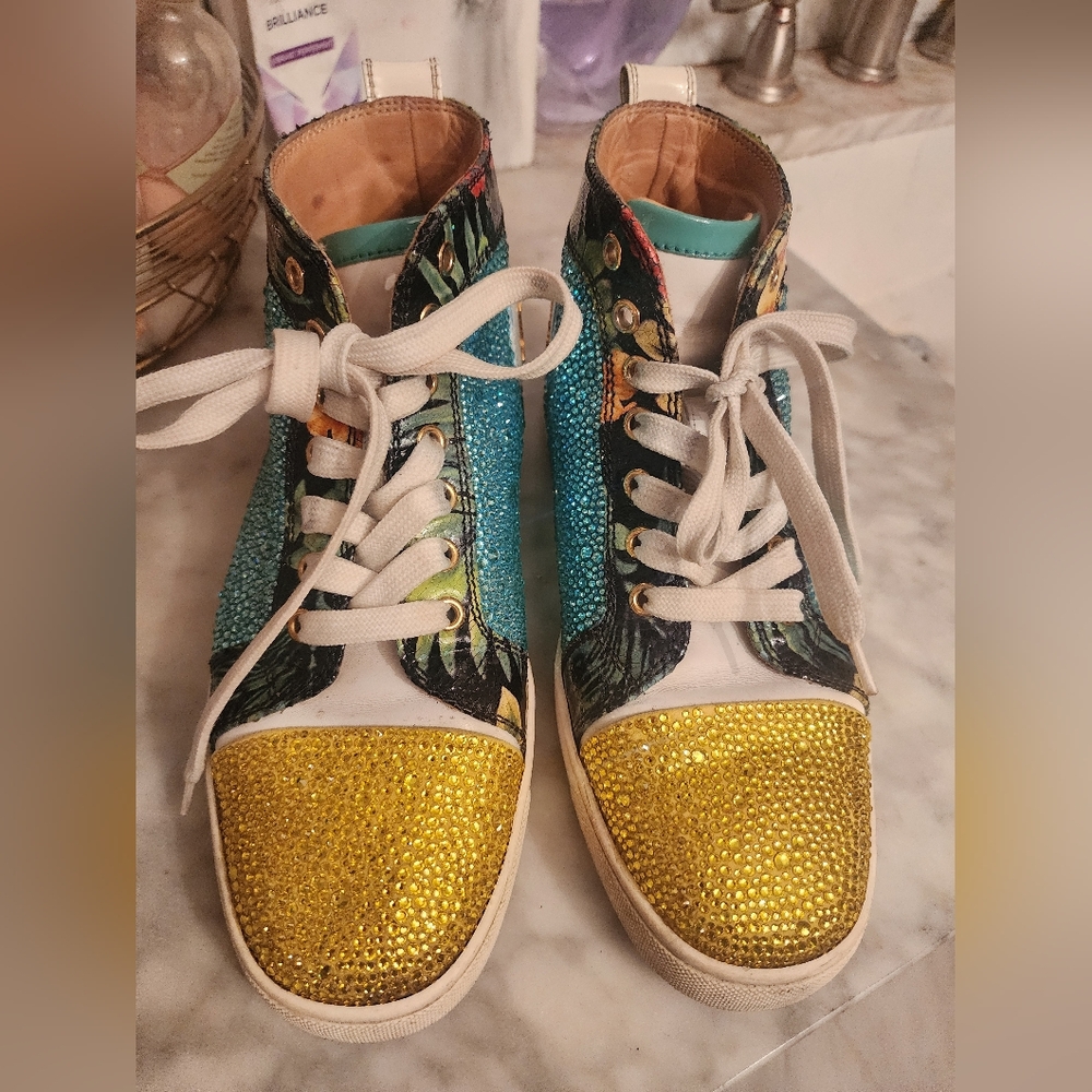 Christian Louboutin Crystal Sneakers